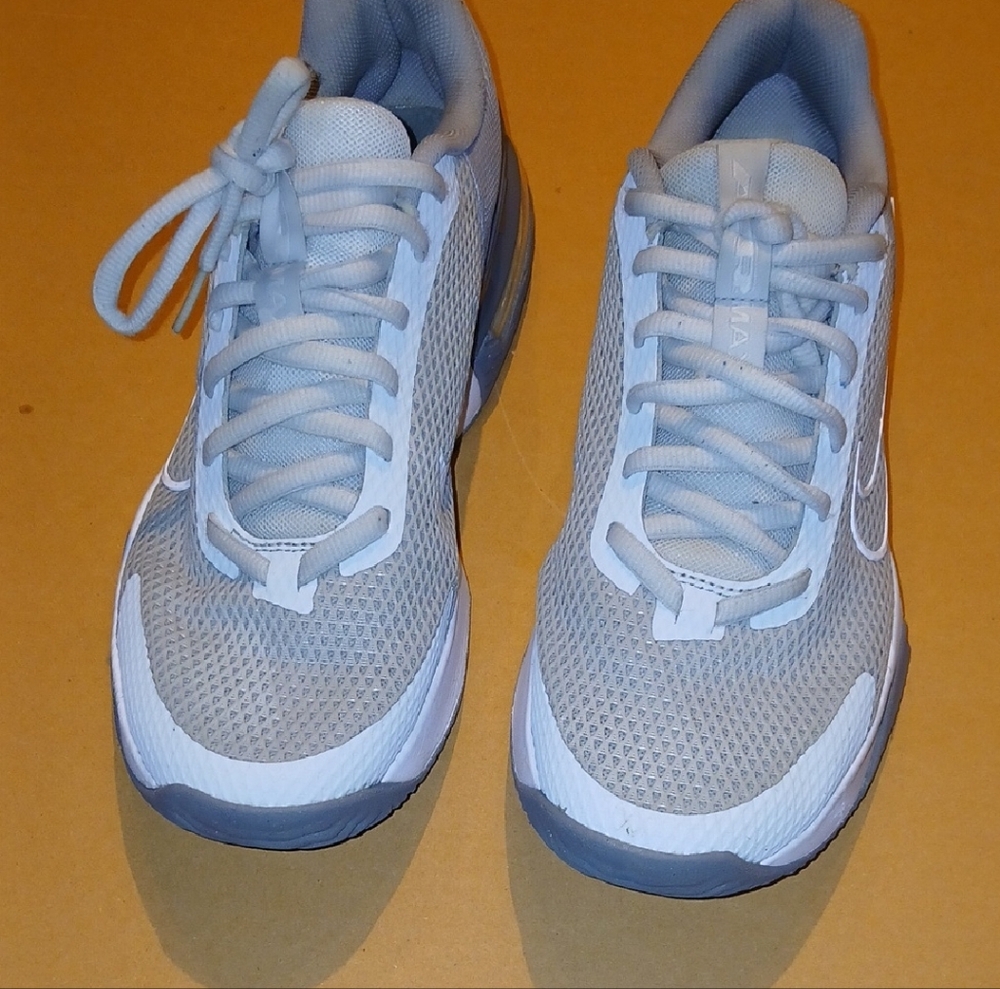 Nike Gray and White Athletic Shoes